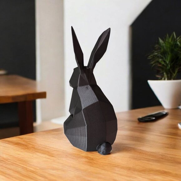 3D Printed Low Poly Bunny Moden Design Perfect for Home Decor Multi-Colors Avail - Picture 2 of 13